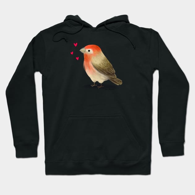 House Finch Bird Hoodie by julianamotzko